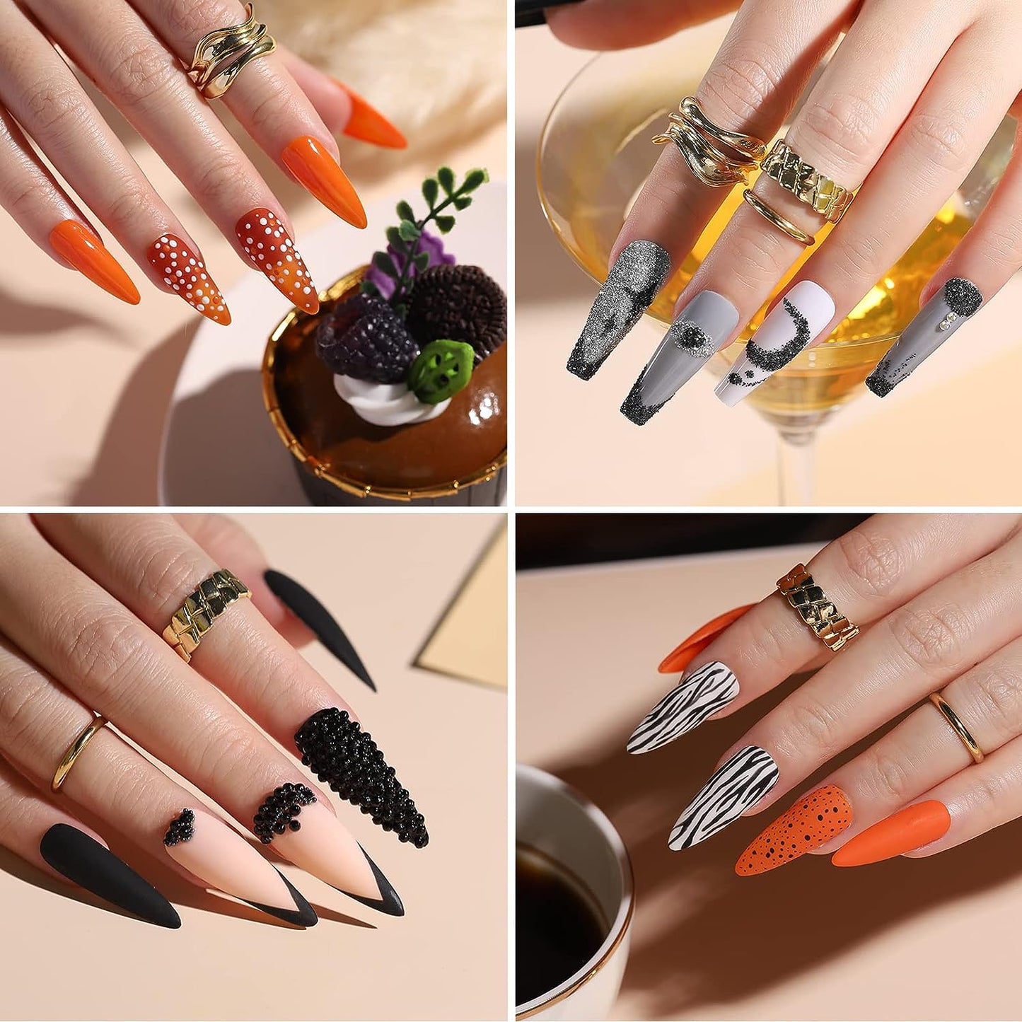 Fandamei Nagelkunst-Set, Nageldesign-Werkzeugset Mit Nagelkunstpinseln, Nagelpunktierungswerkzeugen, Feinem Glitzer, Nagelschmetterling, Nagelherz-Glitzer-Pailletten, Nagelfolienflocken, Nagelkunst-St