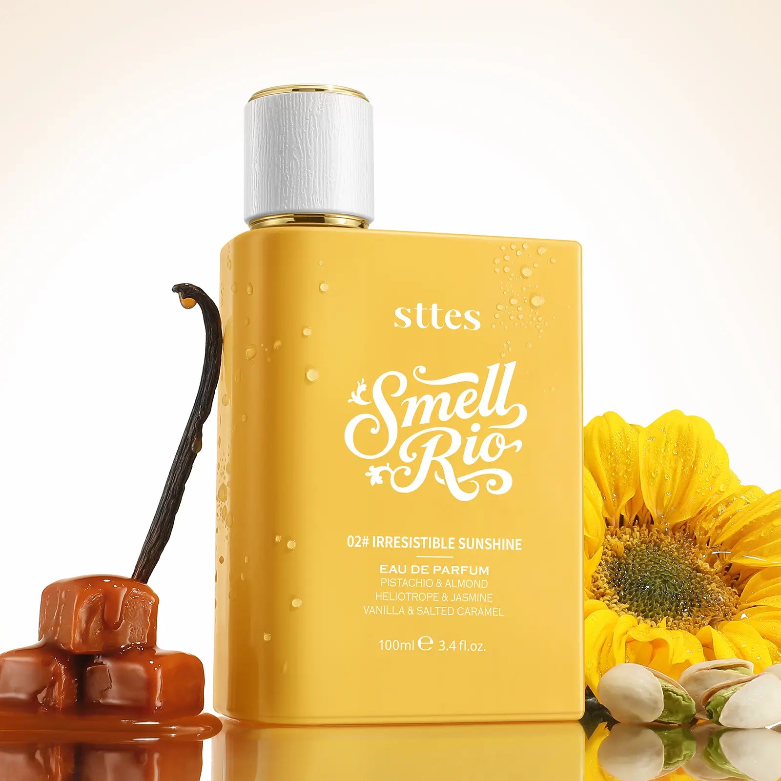 STTES Perfume 02 (The Long-Lasting Evolution of 602) - Eau De Perfume 100Ml (3.4Fl Oz) Vanilla Gourmet Tune (Caramel Vanilla Flavor)