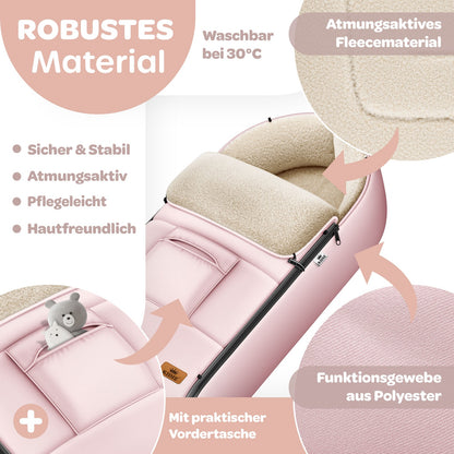 KIDIZ® Babyfußsack Baby Winterfußsack Kinderwagenfuß