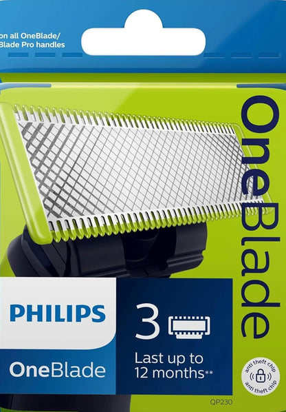Philips  QP230/80 Oneblade Ersatzklingen, 3 Stück