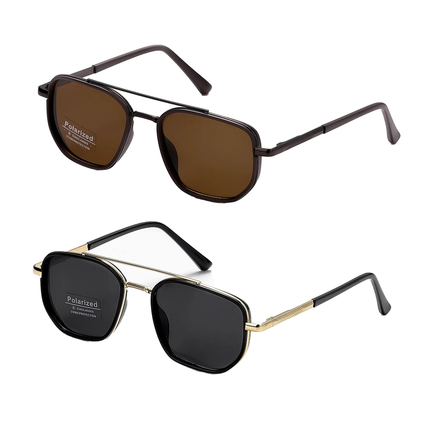Fashionable Frames Sunglasses - Back to School Travel Geometric Double-Beam 2026 Fall/Summer Trends, Lightweight Durable High Quality Eyewear, Men'S Accessories, Guys Gifts
