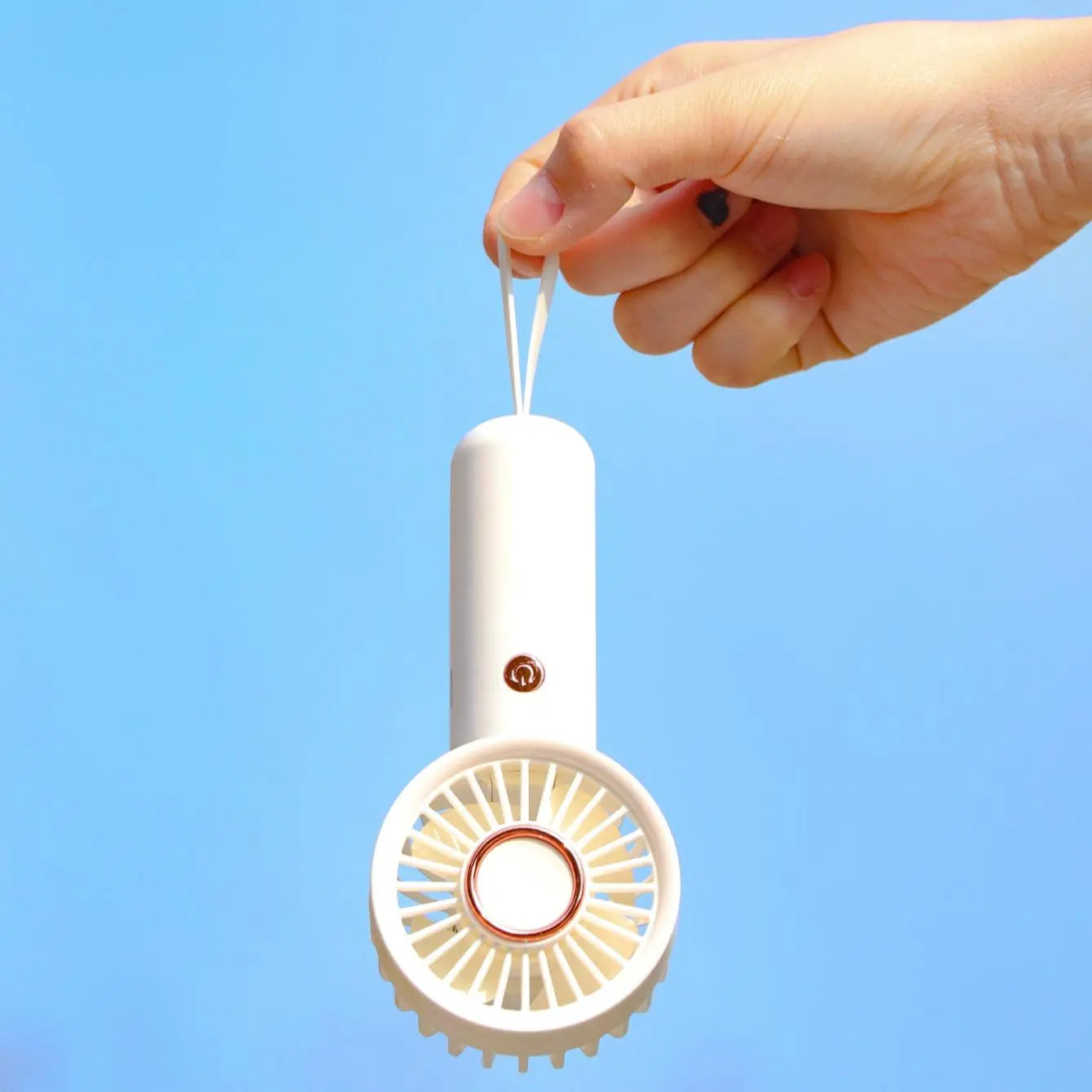 Portable Handheld Fan, Handheld Cooling Fan, 1 Count USB Rechargeable 3-Speed Mini Fan, Small Personal Fan for Women'S Makeup, Student Carry Fan, Outdoor, Travel, Office and Bedroom