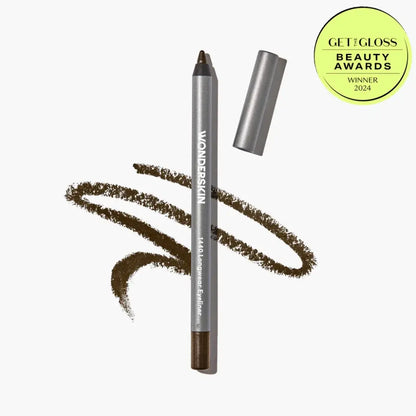 Wonderskin 1440 Longwear Eyeliner - Lightweight Waterproof Vegan Cruelty-Free 24 Hour Truglide Technology Ultra-Creamy Soft-Glide Application