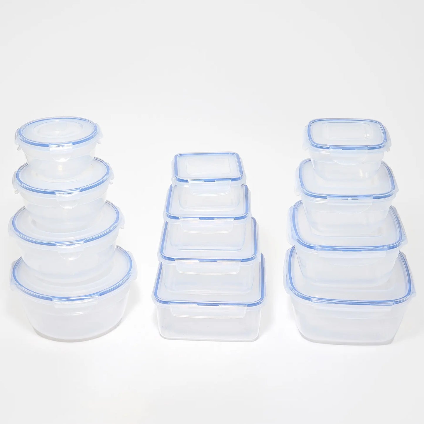 Locknlock 12-Pc Nestable Bowl, Square & Zen Storage Set