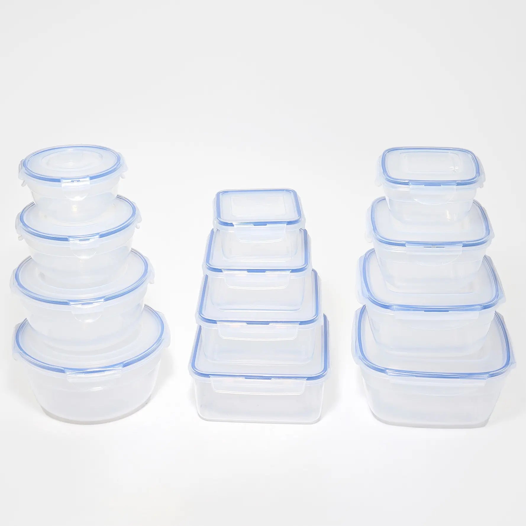Locknlock 12-Pc Nestable Bowl, Square & Zen Storage Set