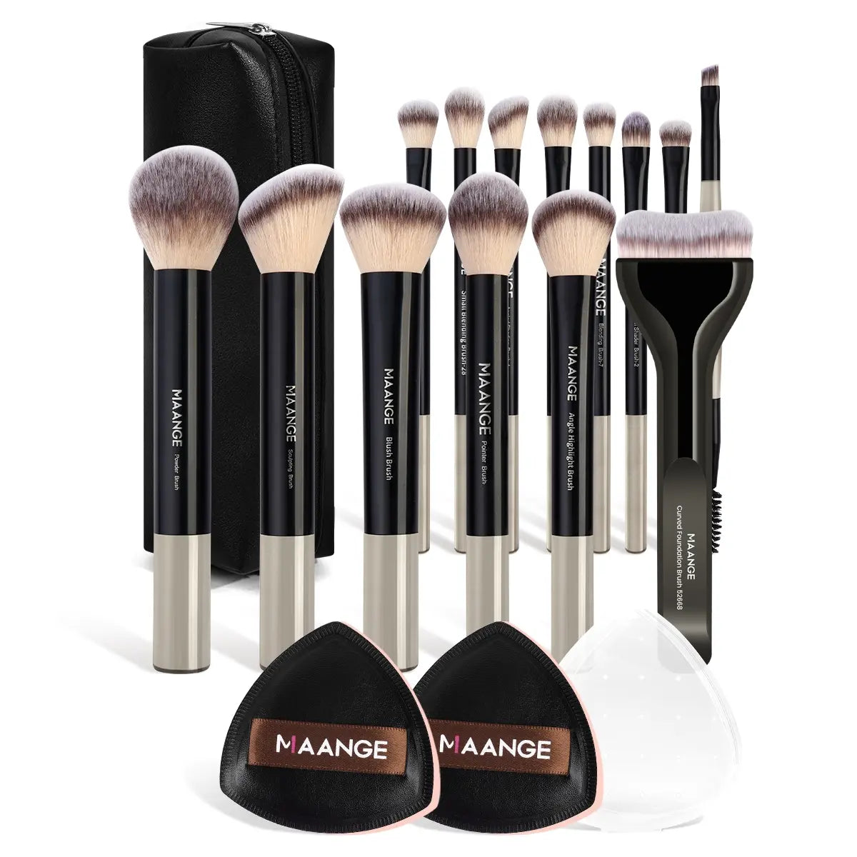Professional Makeup Brush Set, Cosmetic Brush Set, Metal Frame, Multiple Brushes Including Eyeshadow, Blush, Foundation, Perfect for Women & Girls #TOP PICKS