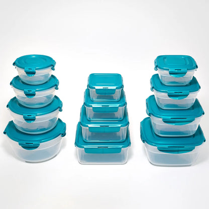 Locknlock 12-Pc Nestable Bowl, Square & Zen Storage Set