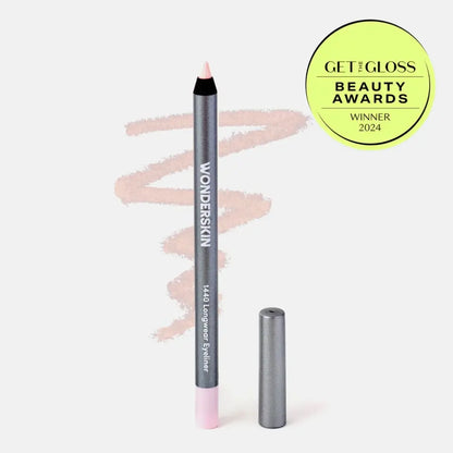 Wonderskin 1440 Longwear Eyeliner - Lightweight Waterproof Vegan Cruelty-Free 24 Hour Truglide Technology Ultra-Creamy Soft-Glide Application