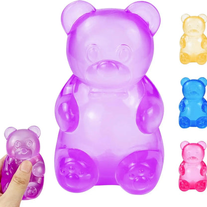 1/4 Counts Soft Jelly Filled Sensory Toy, Stretchable Squeeze Stress Relief Fidget Toy, Ideal for Birthday Gifts, Goodie Bag Fillers, Classroom Rewards