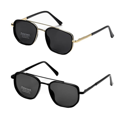 Fashionable Frames Sunglasses - Back to School Travel Geometric Double-Beam 2026 Fall/Summer Trends, Lightweight Durable High Quality Eyewear, Men'S Accessories, Guys Gifts