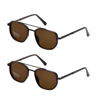 Fashionable Frames Sunglasses - Back to School Travel Geometric Double-Beam 2026 Fall/Summer Trends, Lightweight Durable High Quality Eyewear, Men'S Accessories, Guys Gifts
