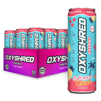 Ehplabs Oxyshred Energy Drink 12 Pack 355Ml Sugar Free Sport Beverage with Acetyl L-Carnitine Guarana & Green Tea Extract for Energy Boost Sports Gym Workout Training Study Work Men Women Health Fitness Supplement Flavor |