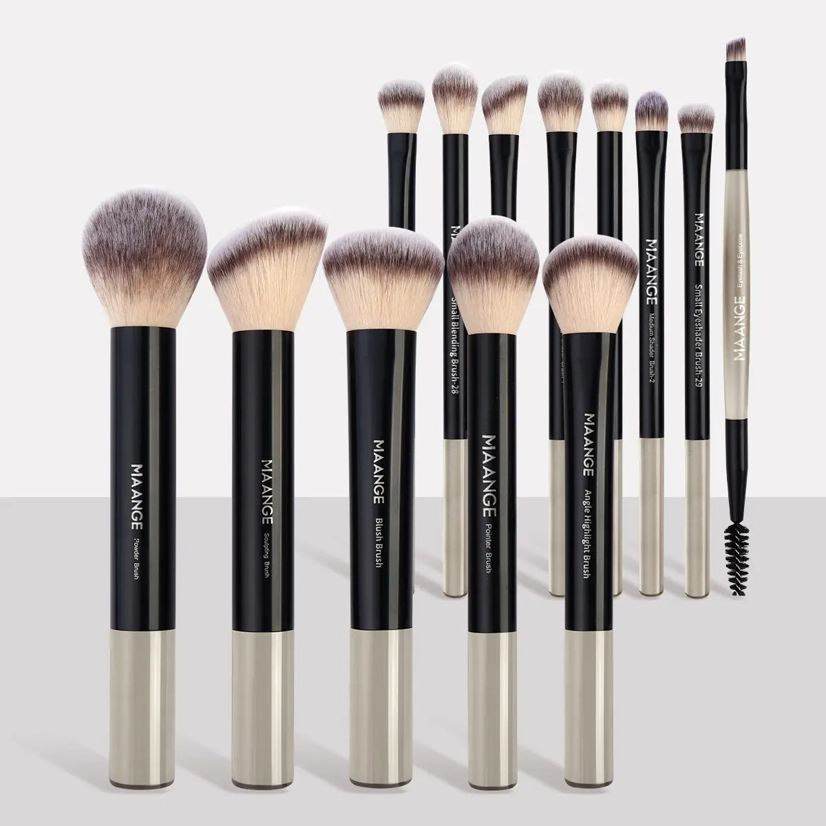 Professional Makeup Brush Set, Cosmetic Brush Set, Metal Frame, Multiple Brushes Including Eyeshadow, Blush, Foundation, Perfect for Women & Girls #TOP PICKS