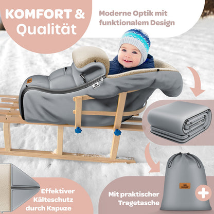KIDIZ® Babyfußsack Baby Winterfußsack Kinderwagenfuß