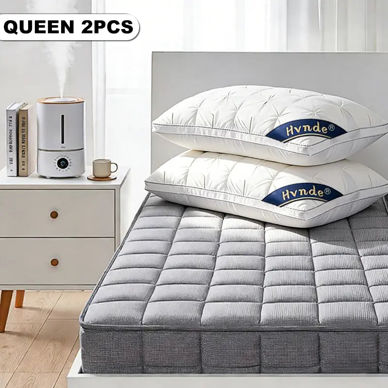 【Mother'S Day Gifts】4Pcs/2Pcs Hvnde Hotel Collection Deep Sleep Pillow - Neck Support Non-Collapse Design Hypoallergenic for Side Supine Prone Sleepers Pillows Tiktokshopspringglowup