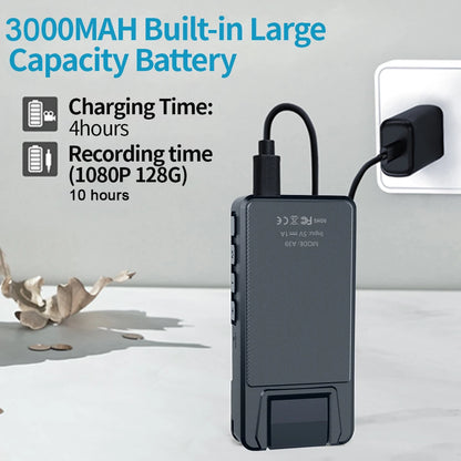A39 Full 1080P HD Mini Camera 3000Mah Camcorder Body Mount Cam Small 180° Rotating Bike Camera Sports DV Car DVR Webcam