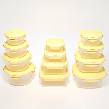 Locknlock 12-Pc Nestable Bowl, Square & Zen Storage Set
