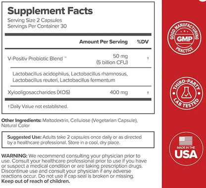 URO Women'S Probiotics - 60 Count (Pack of 1) - Prebiotic and Probiotic Capsules for Healthy Ph Balance and Odor