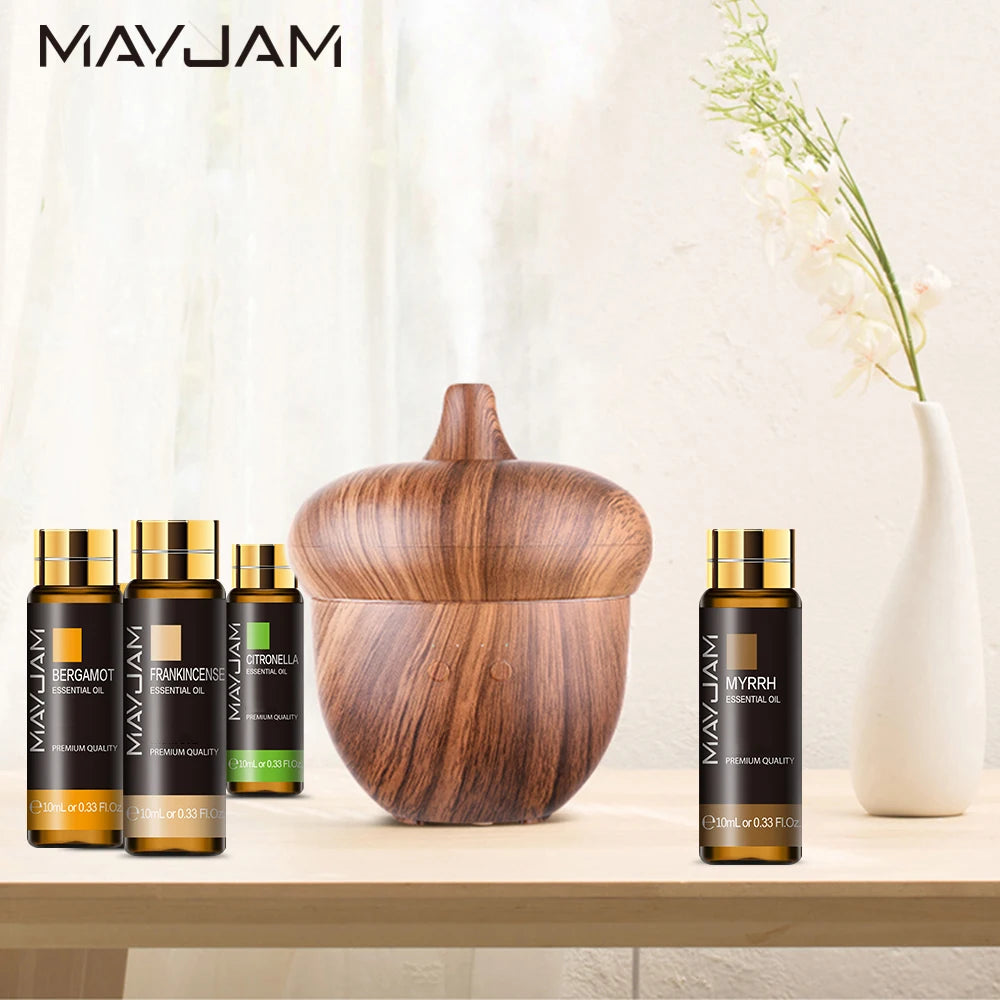 Support Dropshipping 10ML Lavender Rose Eucalyptus Jasmine Vanilla Mint Sandalwood Tea Tree Orange Diffuser Aroma Essential Oil