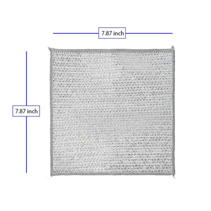 10 Counts Dishwashing Rags, Wet and Dry Use, Multipurpose Non-Scratch Wire Dishcloths for Kitchen Cleaning, Reusable Wire Cleaning Cloths for Kitchen, Sinks, Pots, and Pans