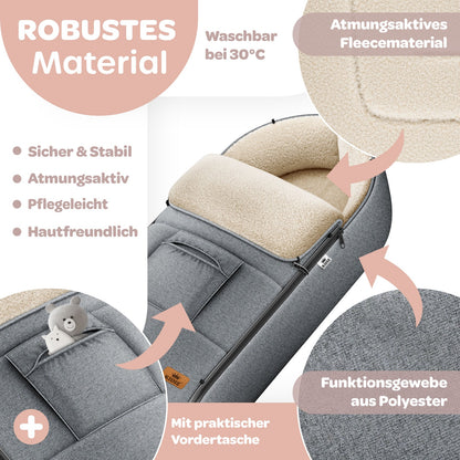KIDIZ® Babyfußsack Baby Winterfußsack Kinderwagenfuß