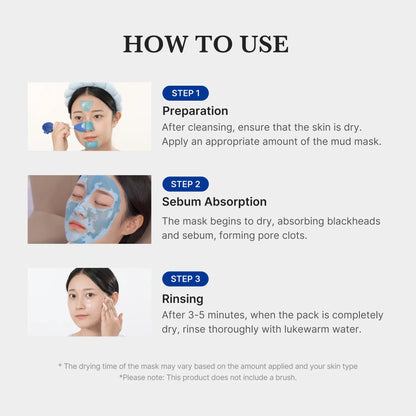 [Medicube] Zero Pore Blackhead Mud Mask | 3 Min Mud Mask | Pore Care | Strong Blackhead Absorption |