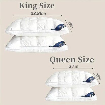 【Mother'S Day Gifts】4Pcs/2Pcs Hvnde Hotel Collection Deep Sleep Pillow - Neck Support Non-Collapse Design Hypoallergenic for Side Supine Prone Sleepers Pillows Tiktokshopspringglowup