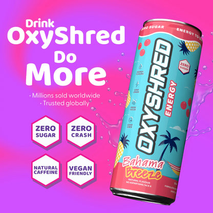 Ehplabs Oxyshred Energy Drink 12 Pack 355Ml Sugar Free Sport Beverage with Acetyl L-Carnitine Guarana & Green Tea Extract for Energy Boost Sports Gym Workout Training Study Work Men Women Health Fitness Supplement Flavor |
