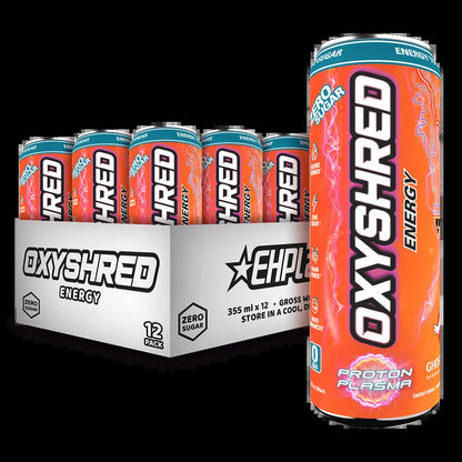 Ehplabs Oxyshred Energy Drink 12 Pack 355Ml Sugar Free Sport Beverage with Acetyl L-Carnitine Guarana & Green Tea Extract for Energy Boost Sports Gym Workout Training Study Work Men Women Health Fitness Supplement Flavor |