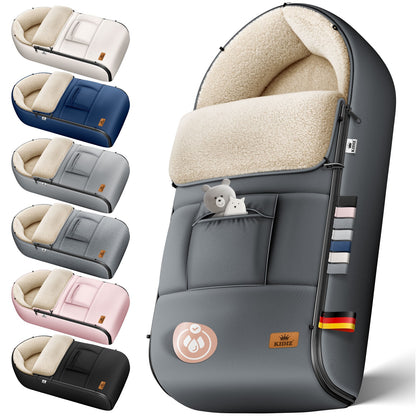 KIDIZ® Babyfußsack Baby Winterfußsack Kinderwagenfuß