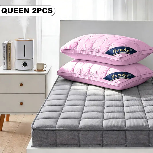 【Mother'S Day Gifts】4Pcs/2Pcs Hvnde Hotel Collection Deep Sleep Pillow - Neck Support Non-Collapse Design Hypoallergenic for Side Supine Prone Sleepers Pillows Tiktokshopspringglowup