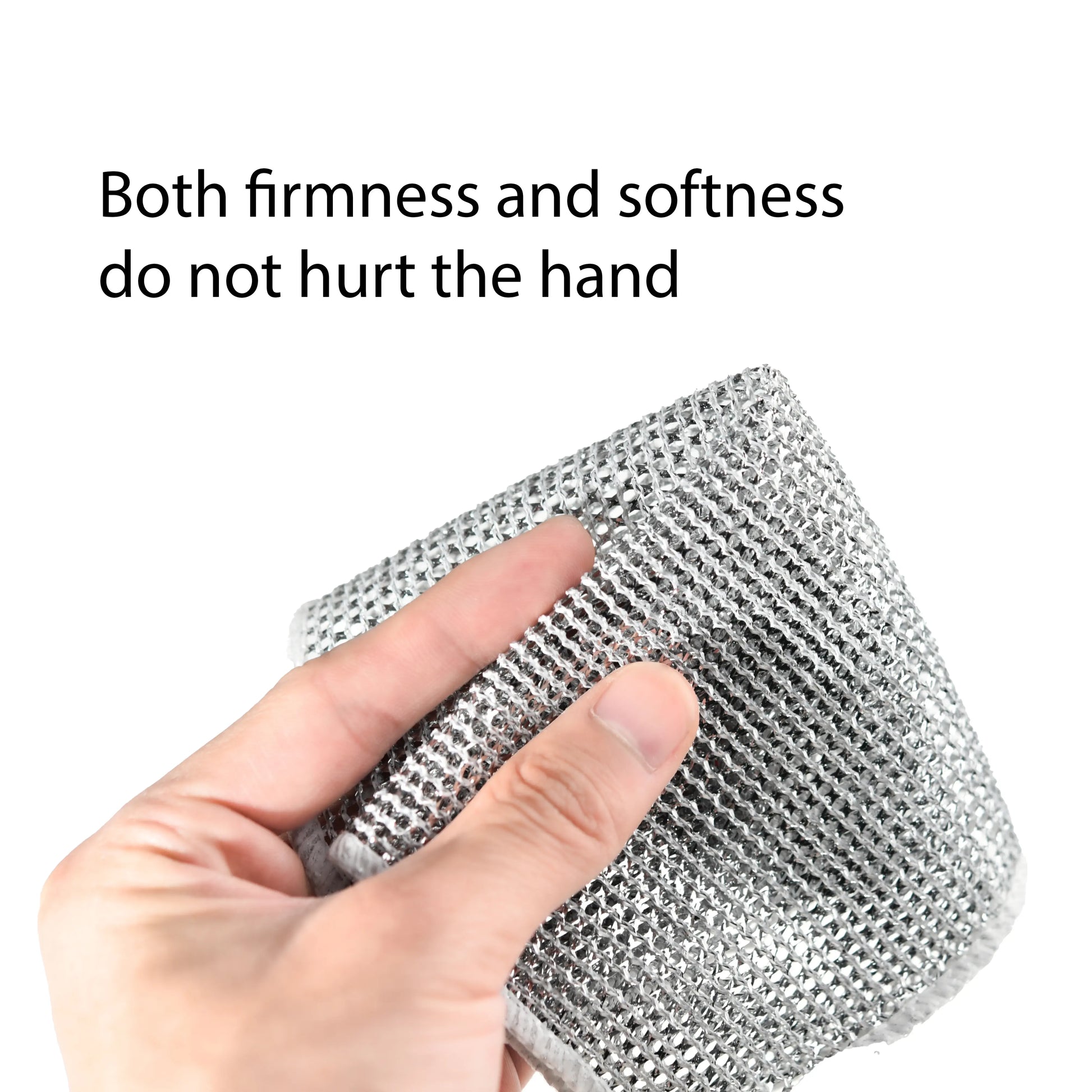 10 Counts Dishwashing Rags, Wet and Dry Use, Multipurpose Non-Scratch Wire Dishcloths for Kitchen Cleaning, Reusable Wire Cleaning Cloths for Kitchen, Sinks, Pots, and Pans