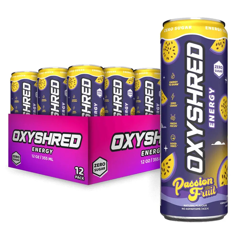 Ehplabs Oxyshred Energy Drink 12 Pack 355Ml Sugar Free Sport Beverage with Acetyl L-Carnitine Guarana & Green Tea Extract for Energy Boost Sports Gym Workout Training Study Work Men Women Health Fitness Supplement Flavor |