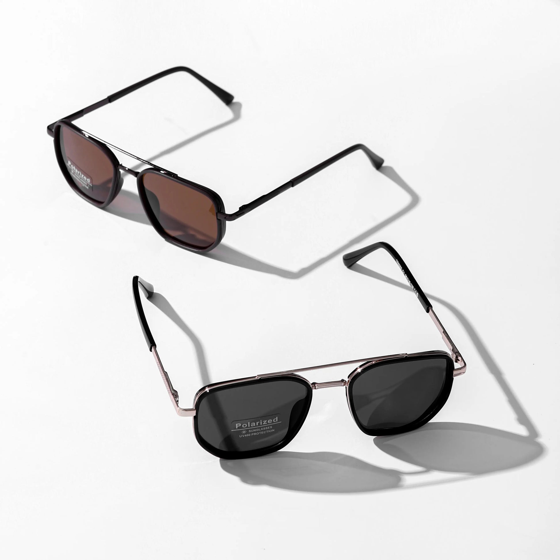 Fashionable Frames Sunglasses - Back to School Travel Geometric Double-Beam 2026 Fall/Summer Trends, Lightweight Durable High Quality Eyewear, Men'S Accessories, Guys Gifts