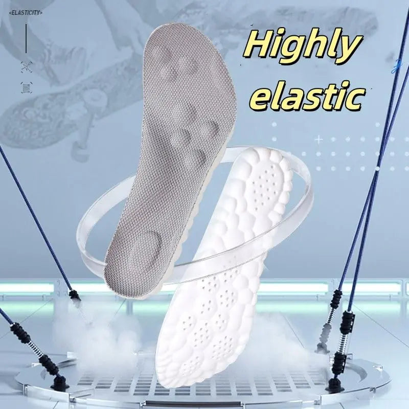 4D Insoles - 4D Cloud Technology Insole - Super Soft, Ultra Comfort Insoles, 4D Sports Shoes Insoles, Acupoint Massage Insole for Foot