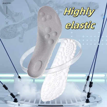 4D Insoles - 4D Cloud Technology Insole - Super Soft, Ultra Comfort Insoles, 4D Sports Shoes Insoles, Acupoint Massage Insole for Foot