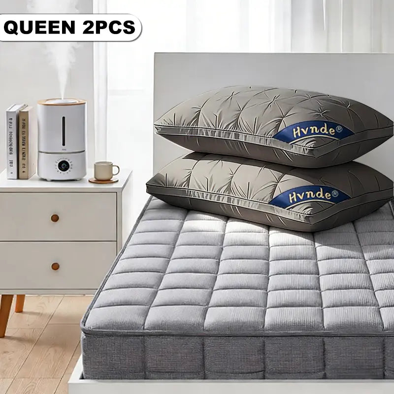 【Mother'S Day Gifts】4Pcs/2Pcs Hvnde Hotel Collection Deep Sleep Pillow - Neck Support Non-Collapse Design Hypoallergenic for Side Supine Prone Sleepers Pillows Tiktokshopspringglowup