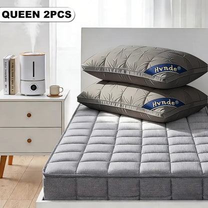 【Mother'S Day Gifts】4Pcs/2Pcs Hvnde Hotel Collection Deep Sleep Pillow - Neck Support Non-Collapse Design Hypoallergenic for Side Supine Prone Sleepers Pillows Tiktokshopspringglowup