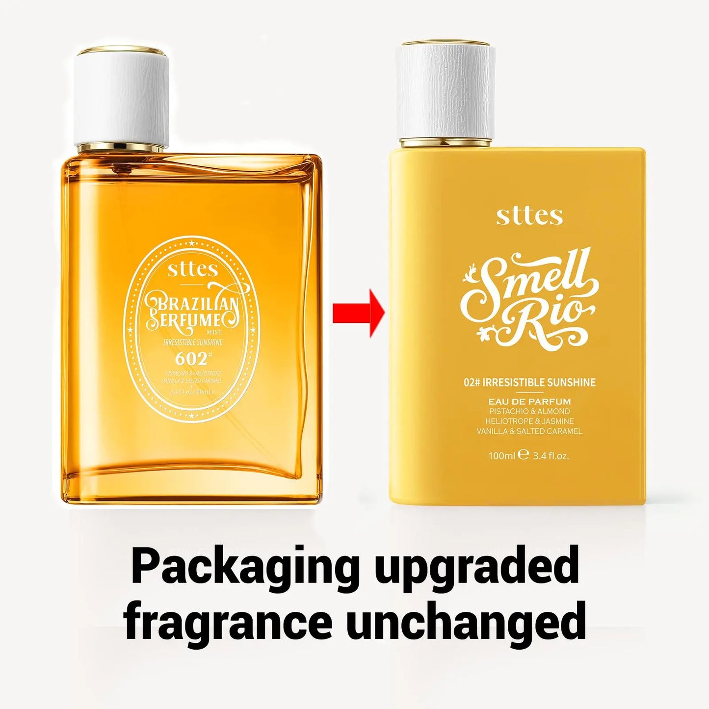 STTES Perfume 02 (The Long-Lasting Evolution of 602) - Eau De Perfume 100Ml (3.4Fl Oz) Vanilla Gourmet Tune (Caramel Vanilla Flavor)