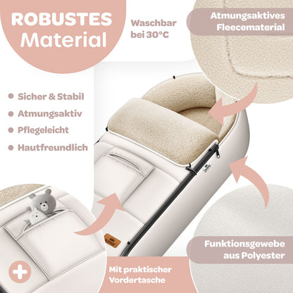 KIDIZ® Babyfußsack Baby Winterfußsack Kinderwagenfuß