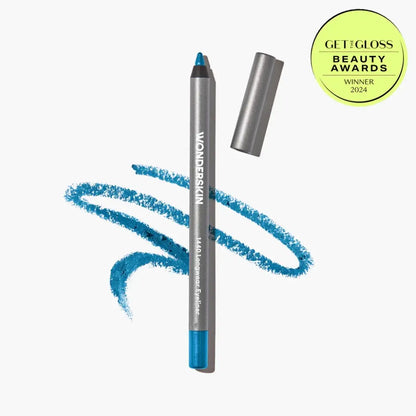 Wonderskin 1440 Longwear Eyeliner - Lightweight Waterproof Vegan Cruelty-Free 24 Hour Truglide Technology Ultra-Creamy Soft-Glide Application