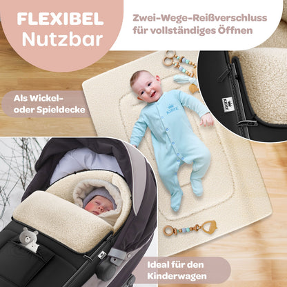 KIDIZ® Babyfußsack Baby Winterfußsack Kinderwagenfuß