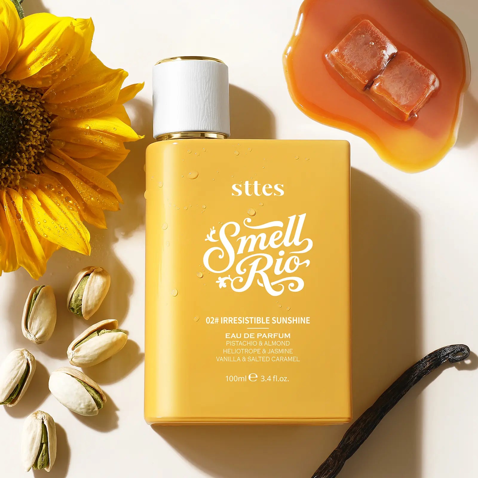 STTES Perfume 02 (The Long-Lasting Evolution of 602) - Eau De Perfume 100Ml (3.4Fl Oz) Vanilla Gourmet Tune (Caramel Vanilla Flavor)