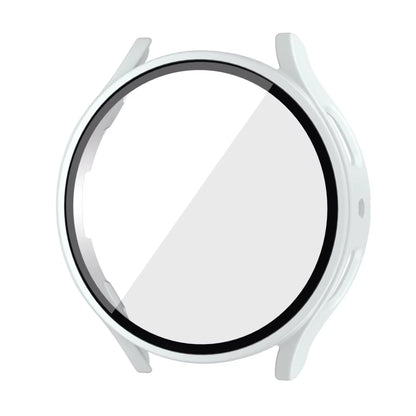 For Samsung Galaxy 4 5 6 7 44Mm 40Mm Tempered Glass+Pc Fully Covered Protective Watch Case, Shock and Scratch Resistant