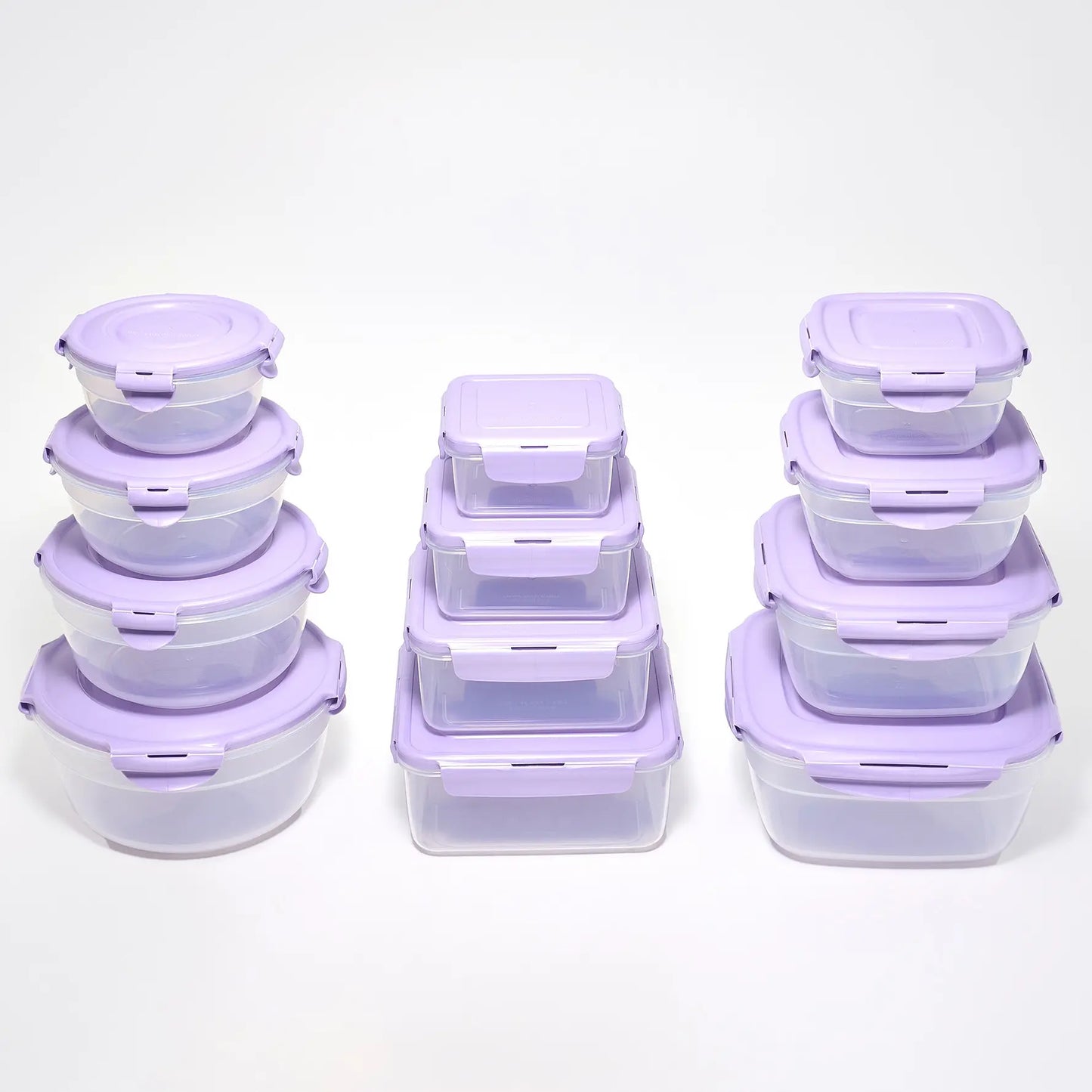 Locknlock 12-Pc Nestable Bowl, Square & Zen Storage Set