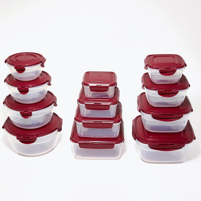 Locknlock 12-Pc Nestable Bowl, Square & Zen Storage Set