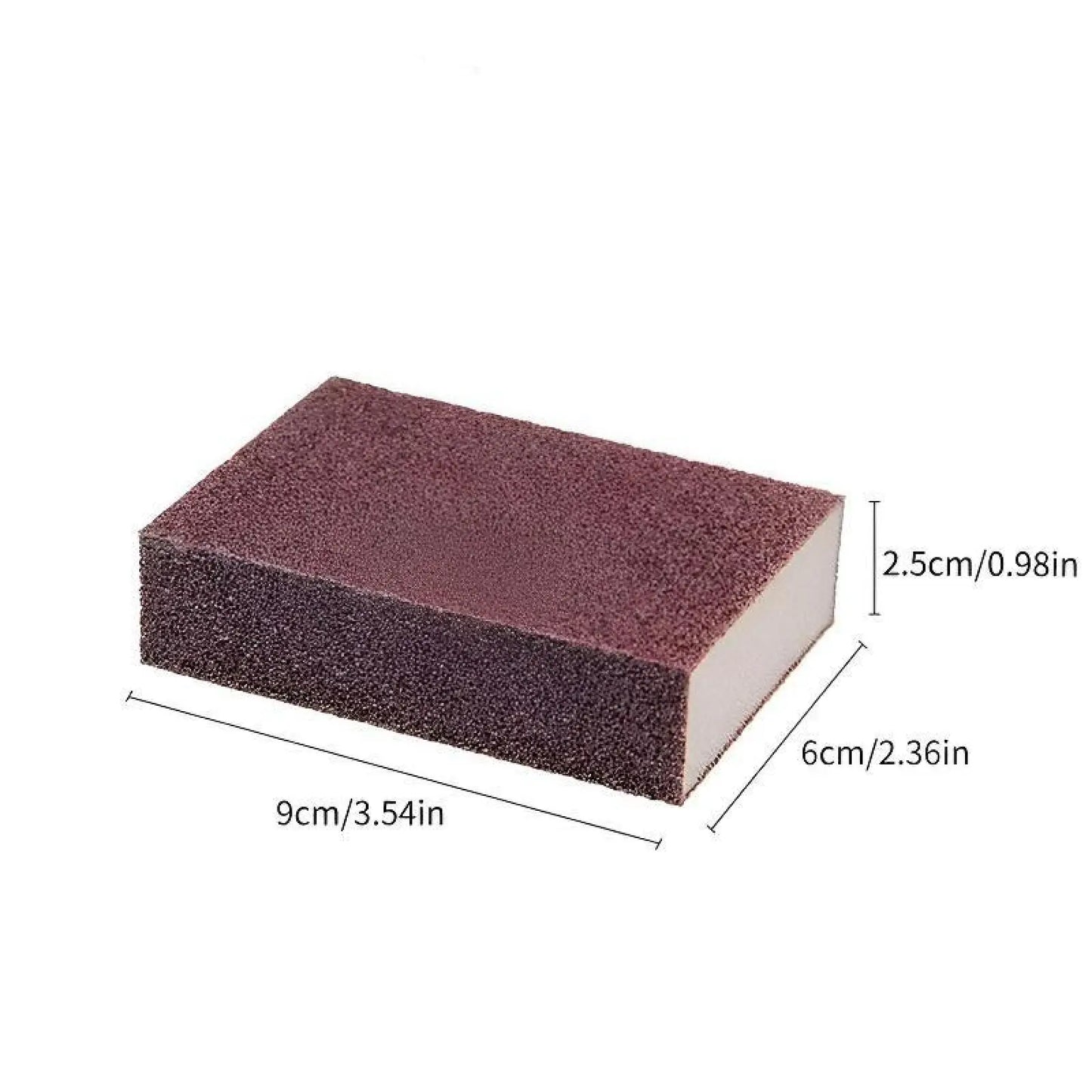 3PCS Magic Cleaning Sponge Rust Remover – Multi-Purpose Emery Pad, Powerful Stain & Grease Cleaner for Kitchen.
