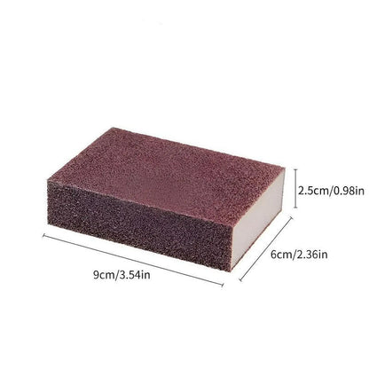 3PCS Magic Cleaning Sponge Rust Remover – Multi-Purpose Emery Pad, Powerful Stain & Grease Cleaner for Kitchen.