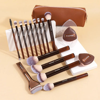 Professional Makeup Brush Set, Cosmetic Brush Set, Metal Frame, Multiple Brushes Including Eyeshadow, Blush, Foundation, Perfect for Women & Girls #TOP PICKS