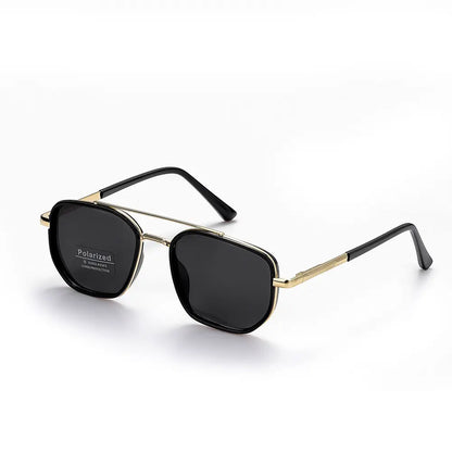 Fashionable Frames Sunglasses - Back to School Travel Geometric Double-Beam 2026 Fall/Summer Trends, Lightweight Durable High Quality Eyewear, Men'S Accessories, Guys Gifts